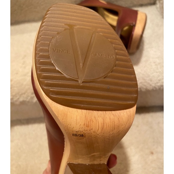 New Vince Camuto Keller Platform Block Heel - 8 - Picture 5 of 5